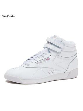 Leather Hi Top Sneakers Lace-Up Hook & Loop Athletic Shoes